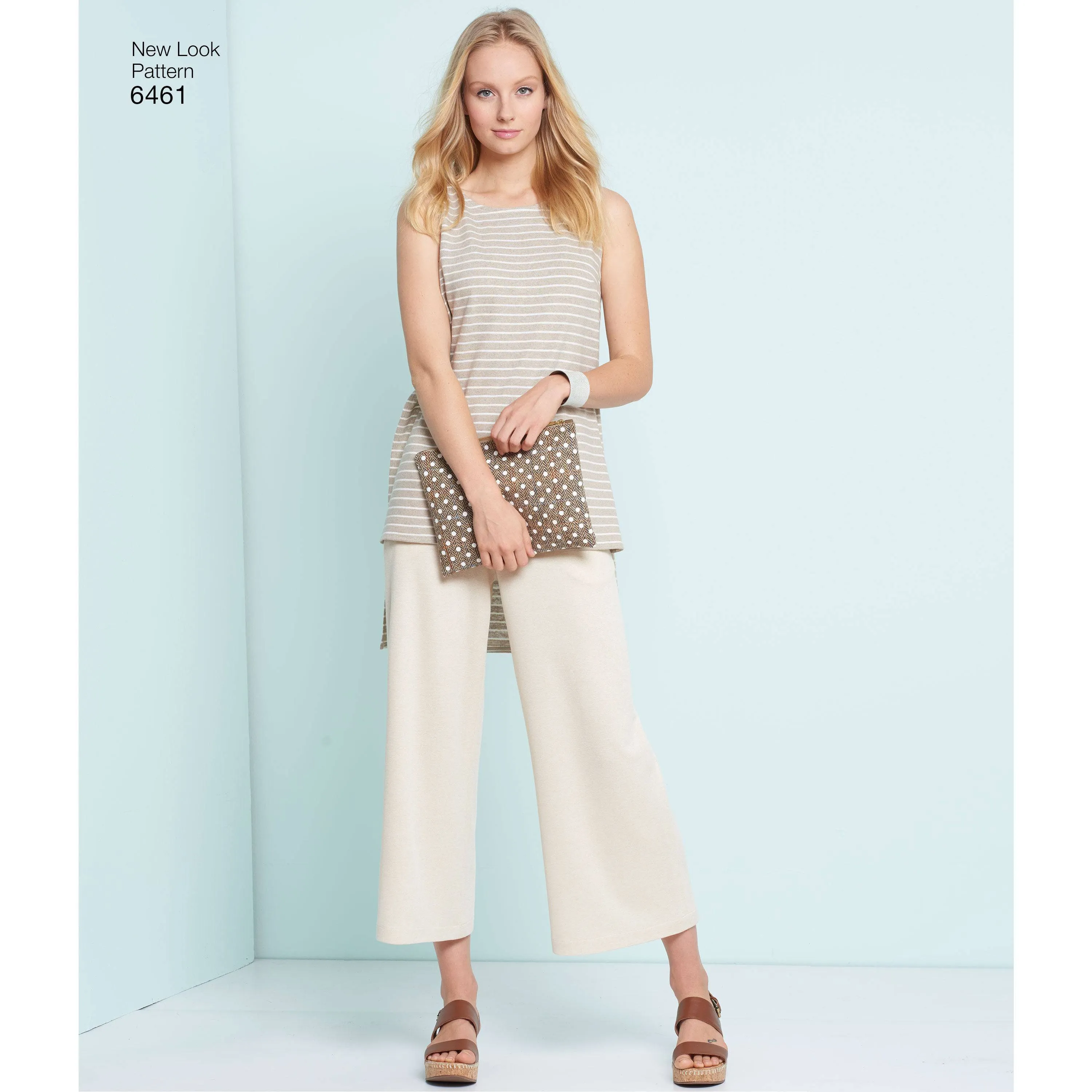 6461 Misses' Dress, Tunic, Top and Cropped Pants