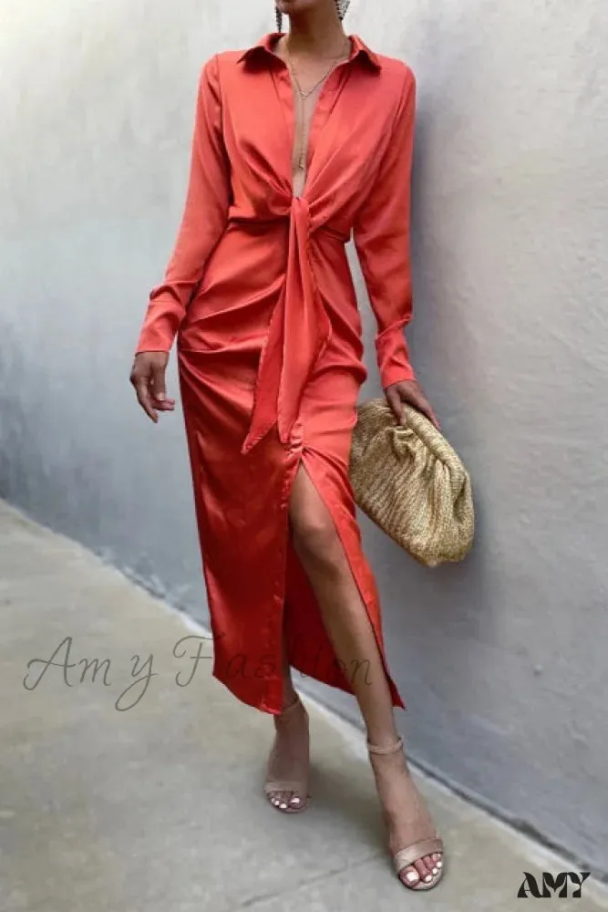 Amy Fashion - Elegant Lady Office Mini Dresses