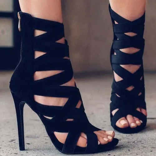 Ankle Peep Toe Open Toe Sandals