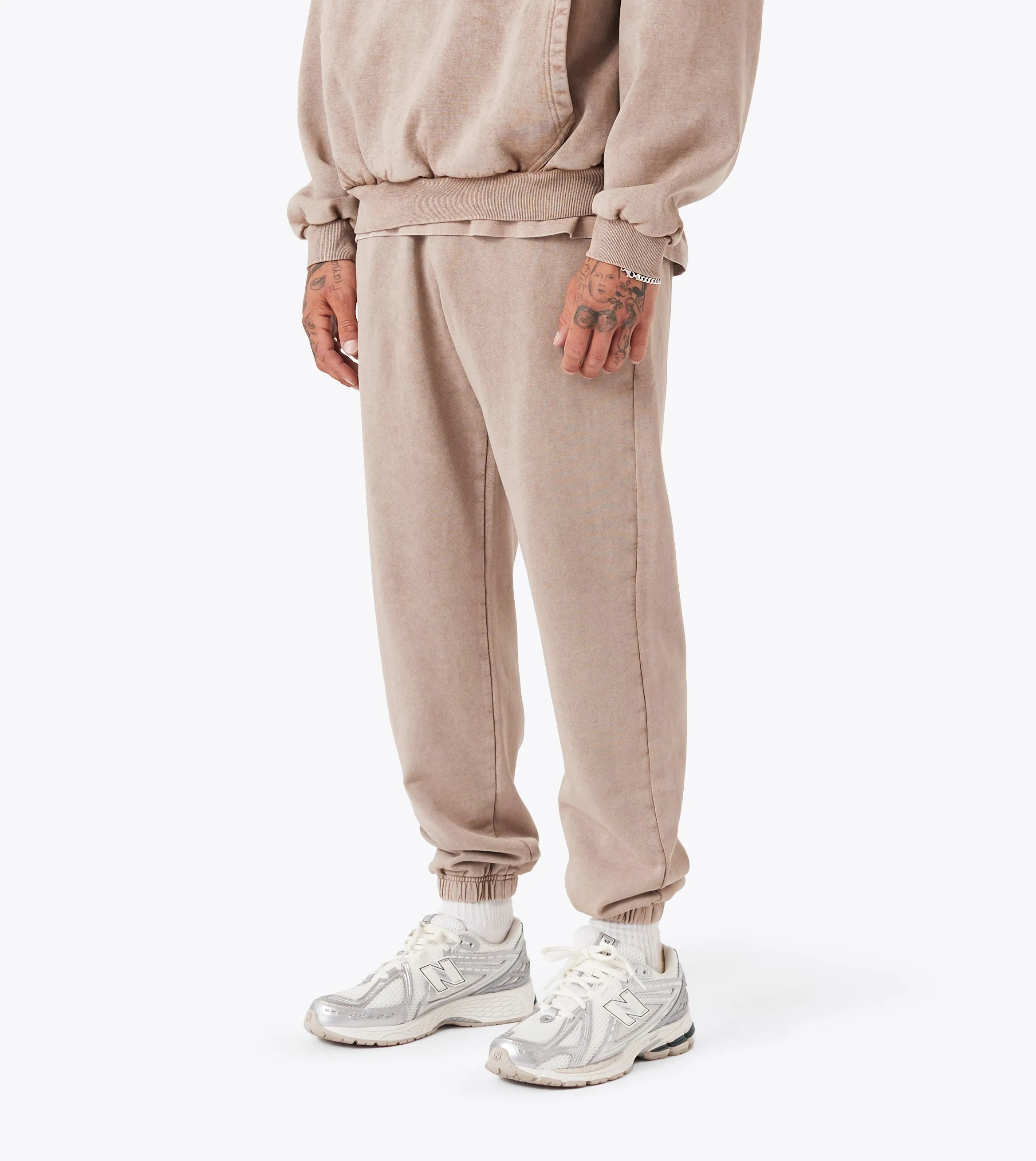 Box Fleece Jogger GD Coffee