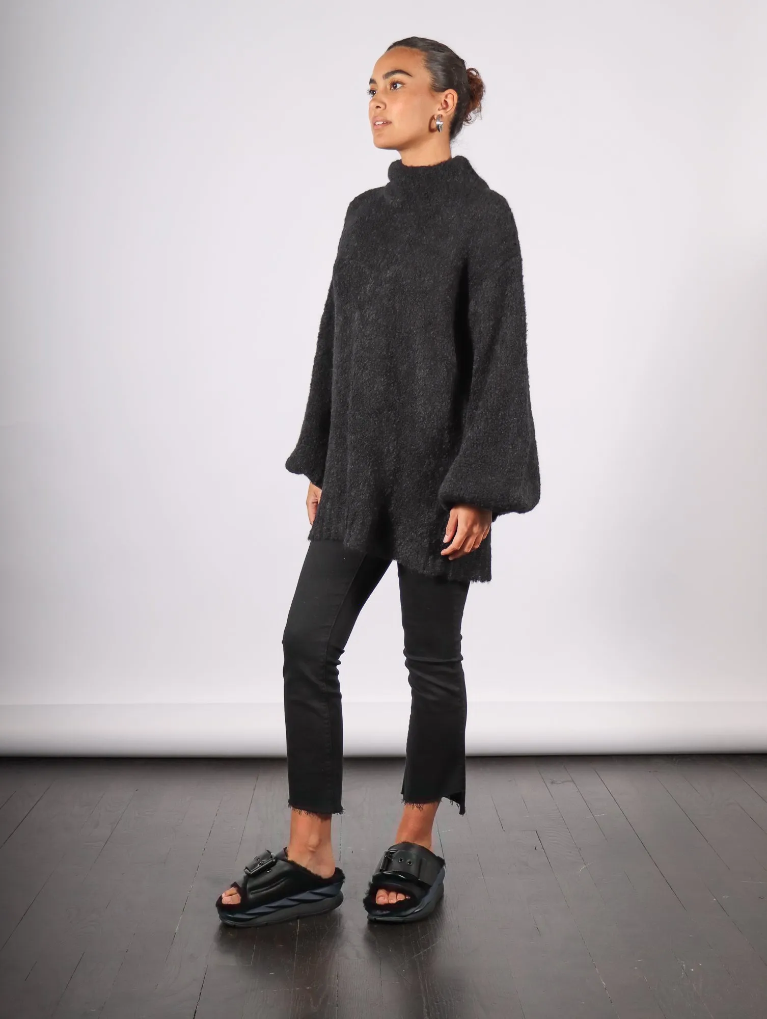 Emin Sweater in Black by Rodebjer