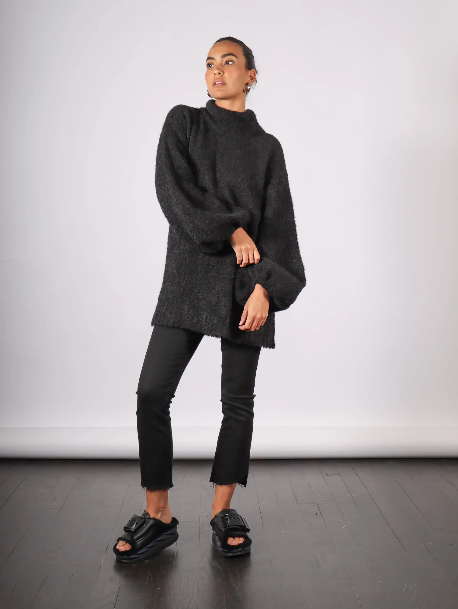 Emin Sweater in Black by Rodebjer