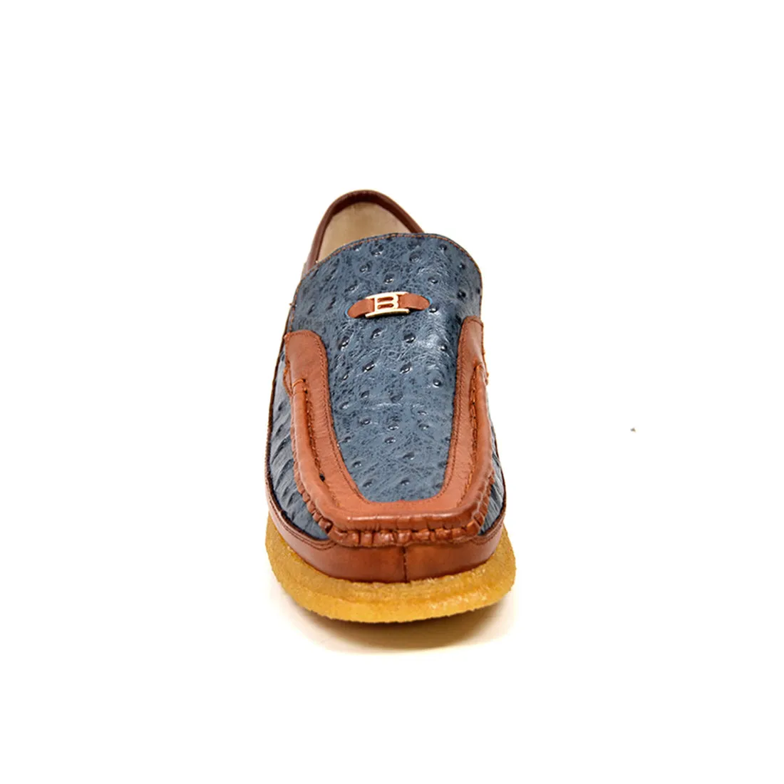 Harlem Ostrich Leather - Stylish and Comfortable Slip On Shoes