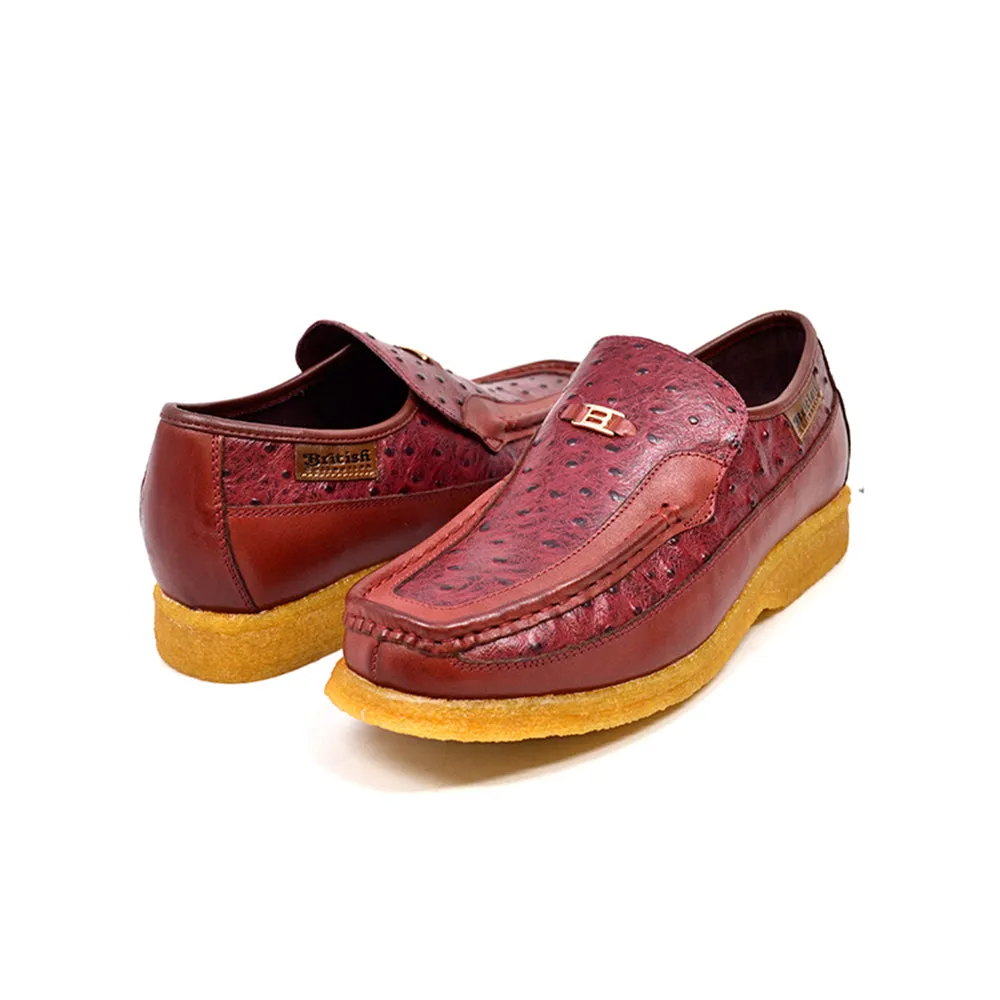 Harlem Ostrich Leather - Stylish and Comfortable Slip On Shoes