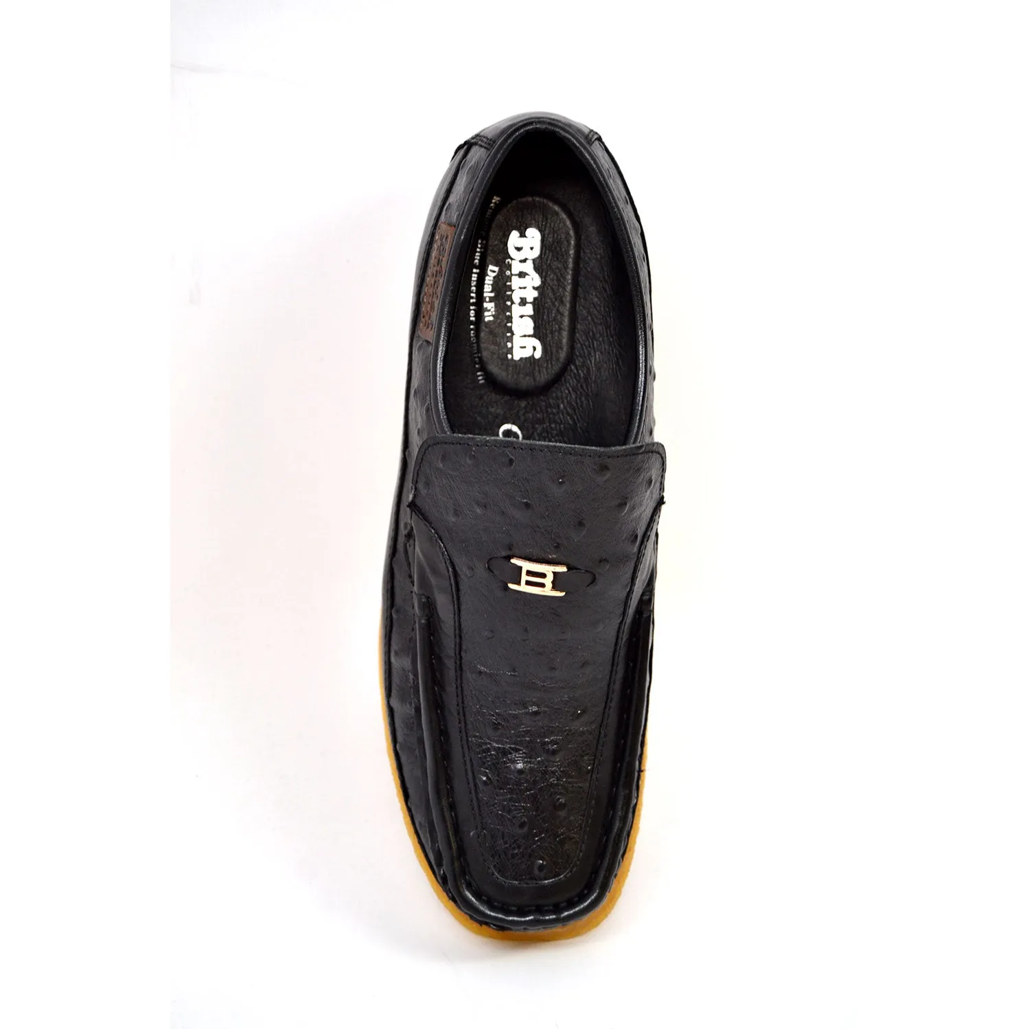 Harlem Ostrich Leather - Stylish and Comfortable Slip On Shoes