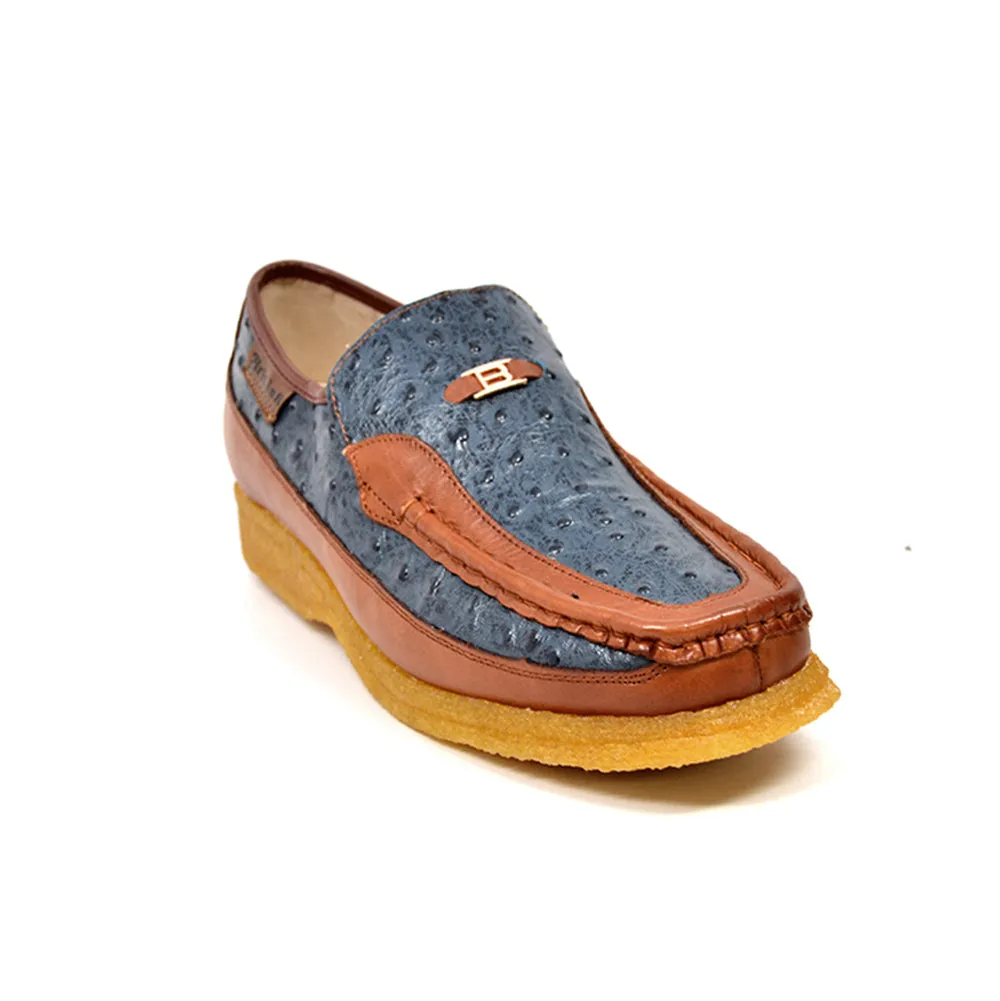 Harlem Ostrich Leather - Stylish and Comfortable Slip On Shoes