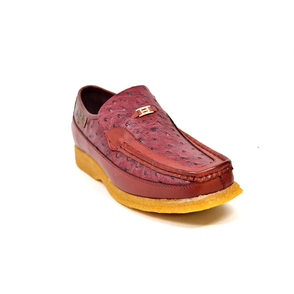 Harlem Ostrich Leather - Stylish and Comfortable Slip On Shoes