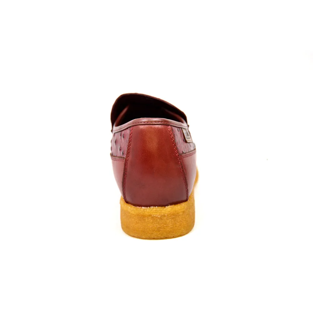 Harlem Ostrich Leather - Stylish and Comfortable Slip On Shoes