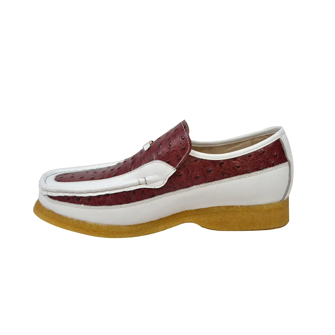 Harlem Ostrich Leather - Stylish and Comfortable Slip On Shoes