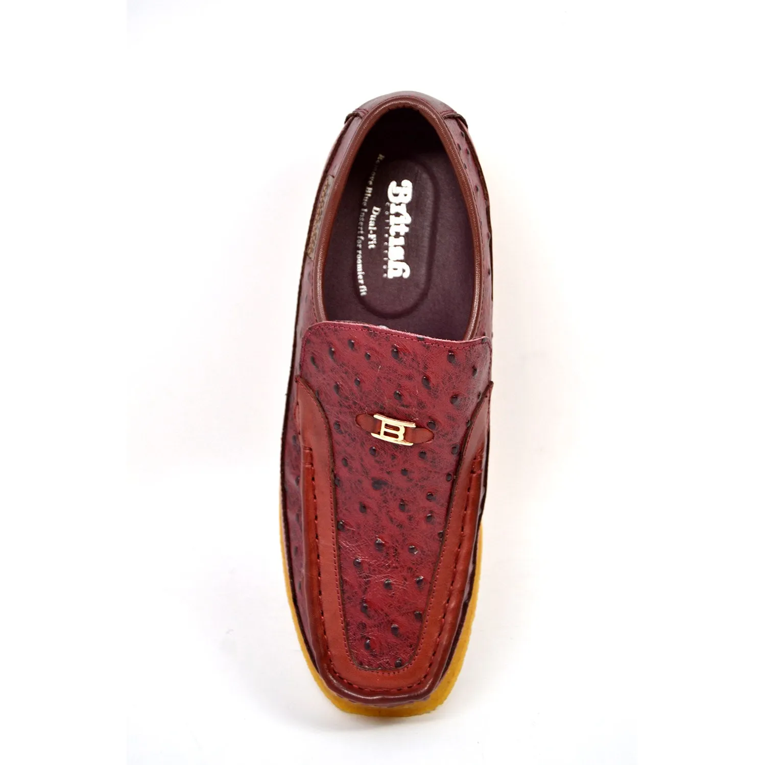 Harlem Ostrich Leather - Stylish and Comfortable Slip On Shoes