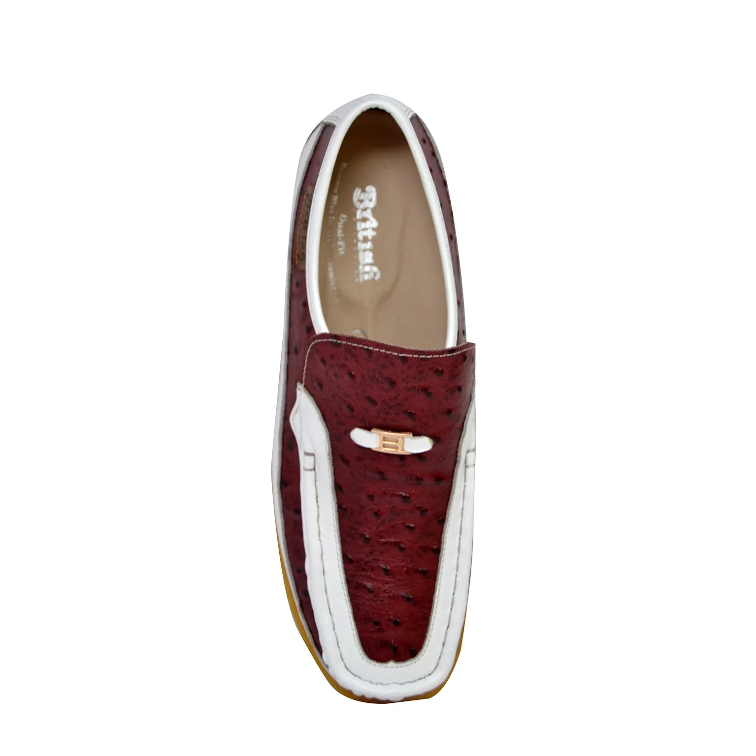 Harlem Ostrich Leather - Stylish and Comfortable Slip On Shoes