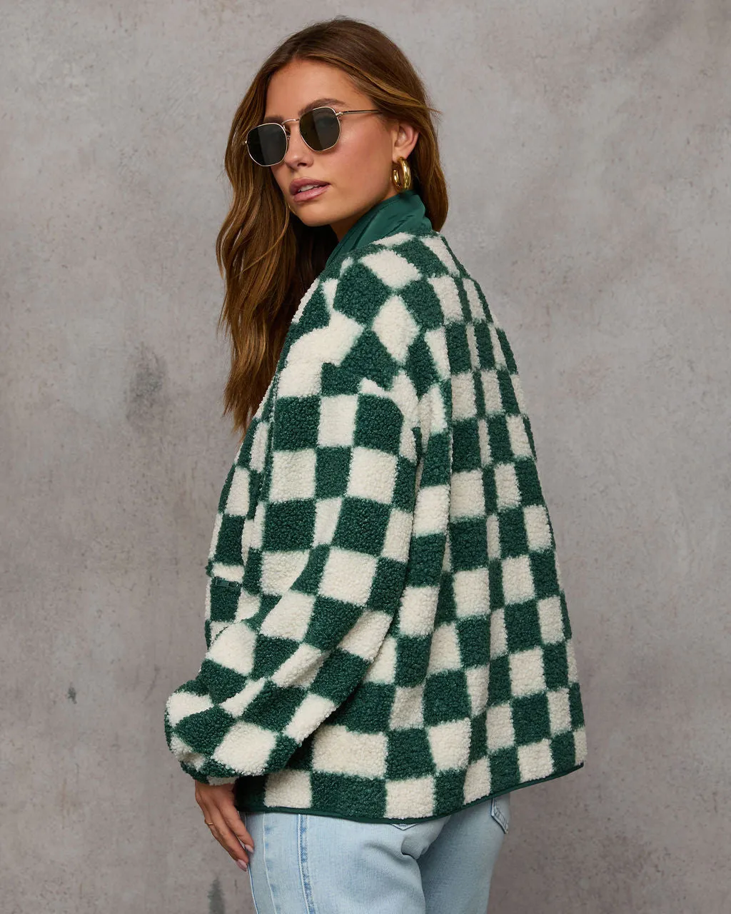 Jamerson Knit Checkered Jacket