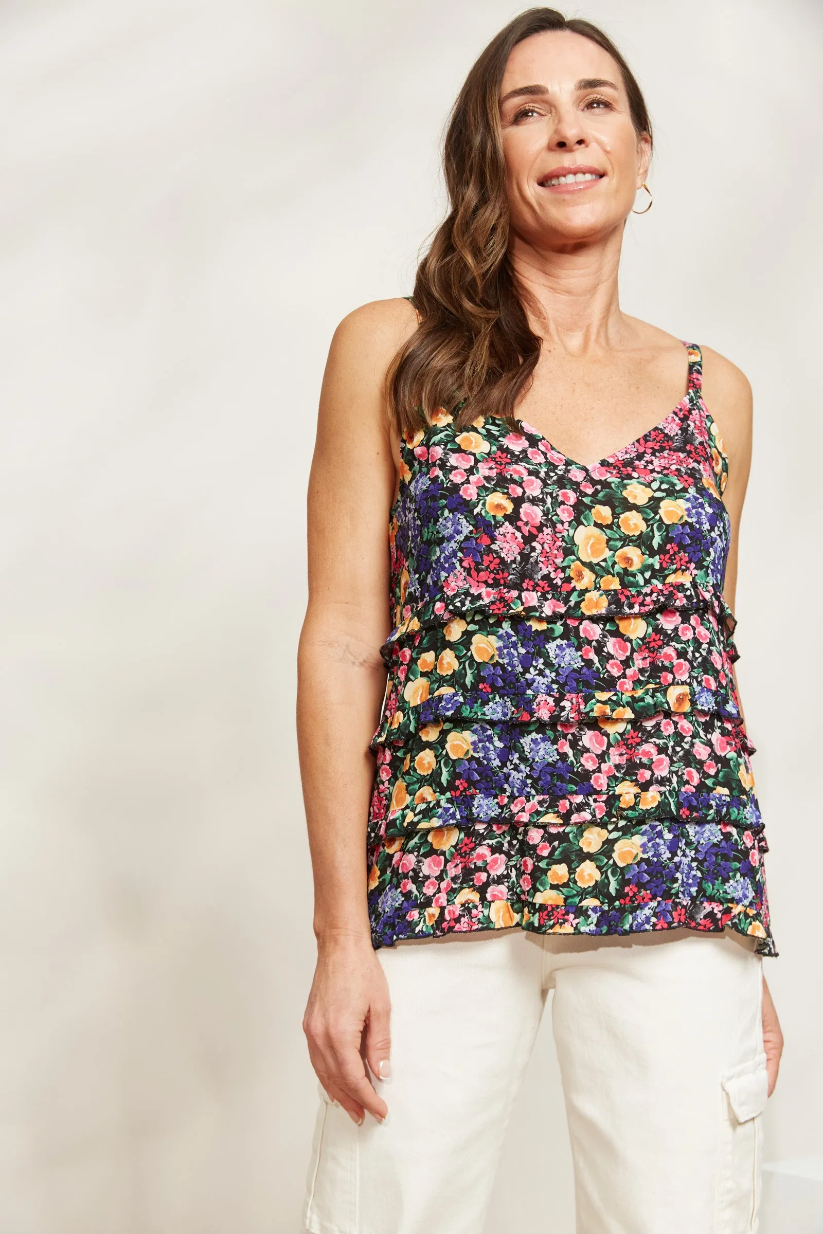 La Mer Frill Tank - Blume