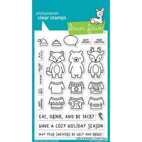 Lawn Fawn - Clear Stamps - Ugly and Bright