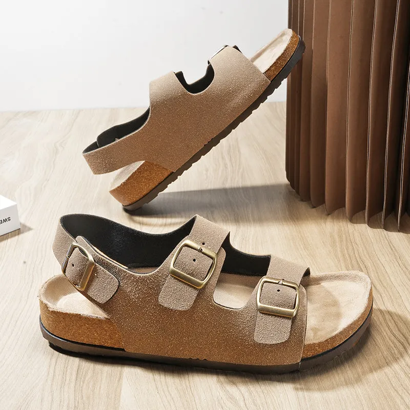 Leander - Stylish Double Strap Sandals for Men