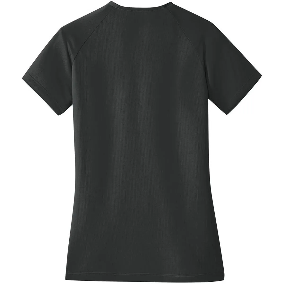 Nike Women's Black/Black Dri-FIT Stretch Woven V-Neck Top