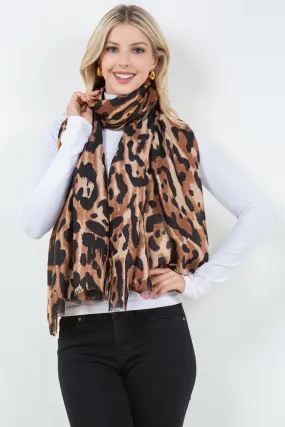 OP-4304 Leopard Scarf