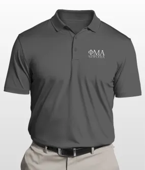 Performance Polo Shirt, Steel Gray