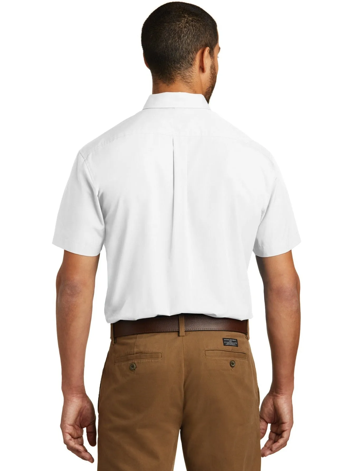 Port Authority Short Sleeve Carefree Poplin Shirt