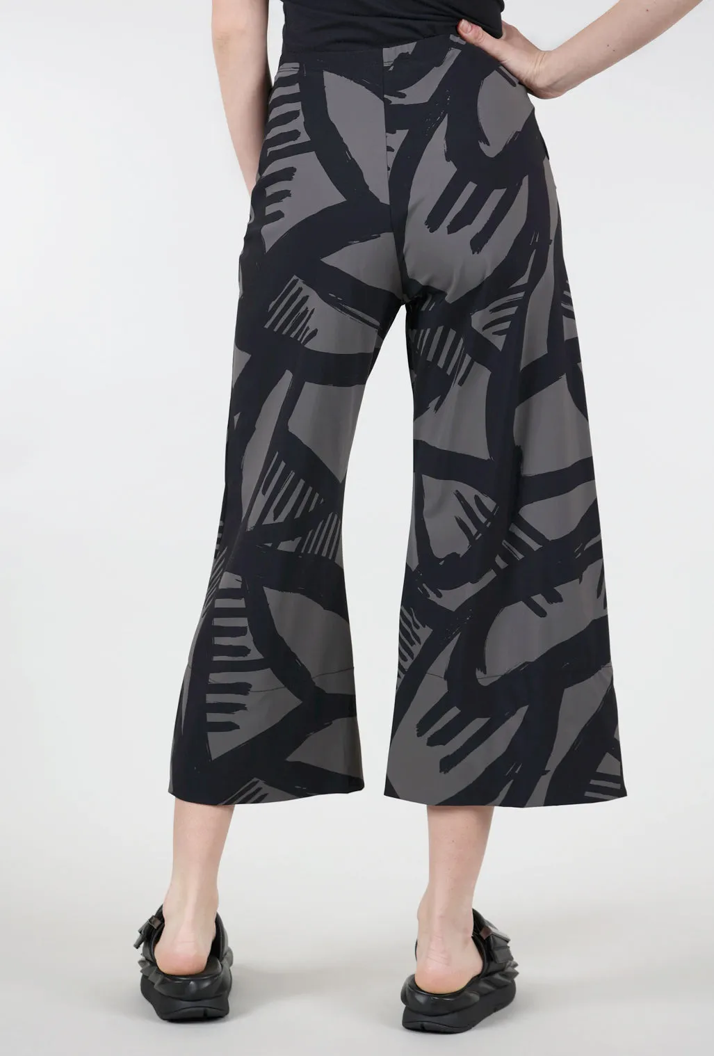 Print Holiday Pant, Ravello Latte