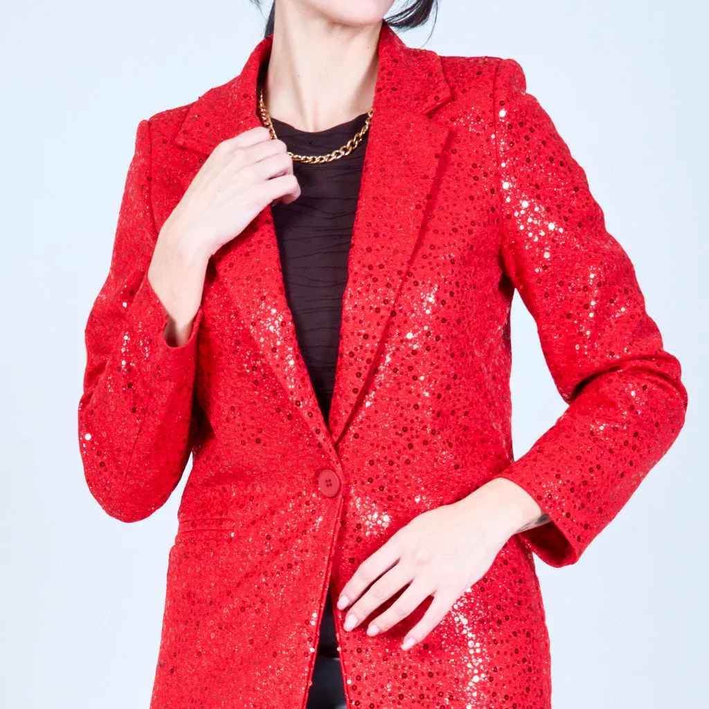 Sequin embellished blazer wholesale