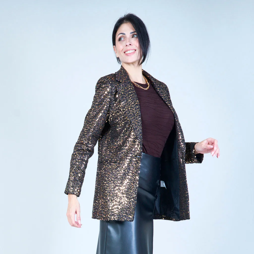 Sequin embellished blazer wholesale