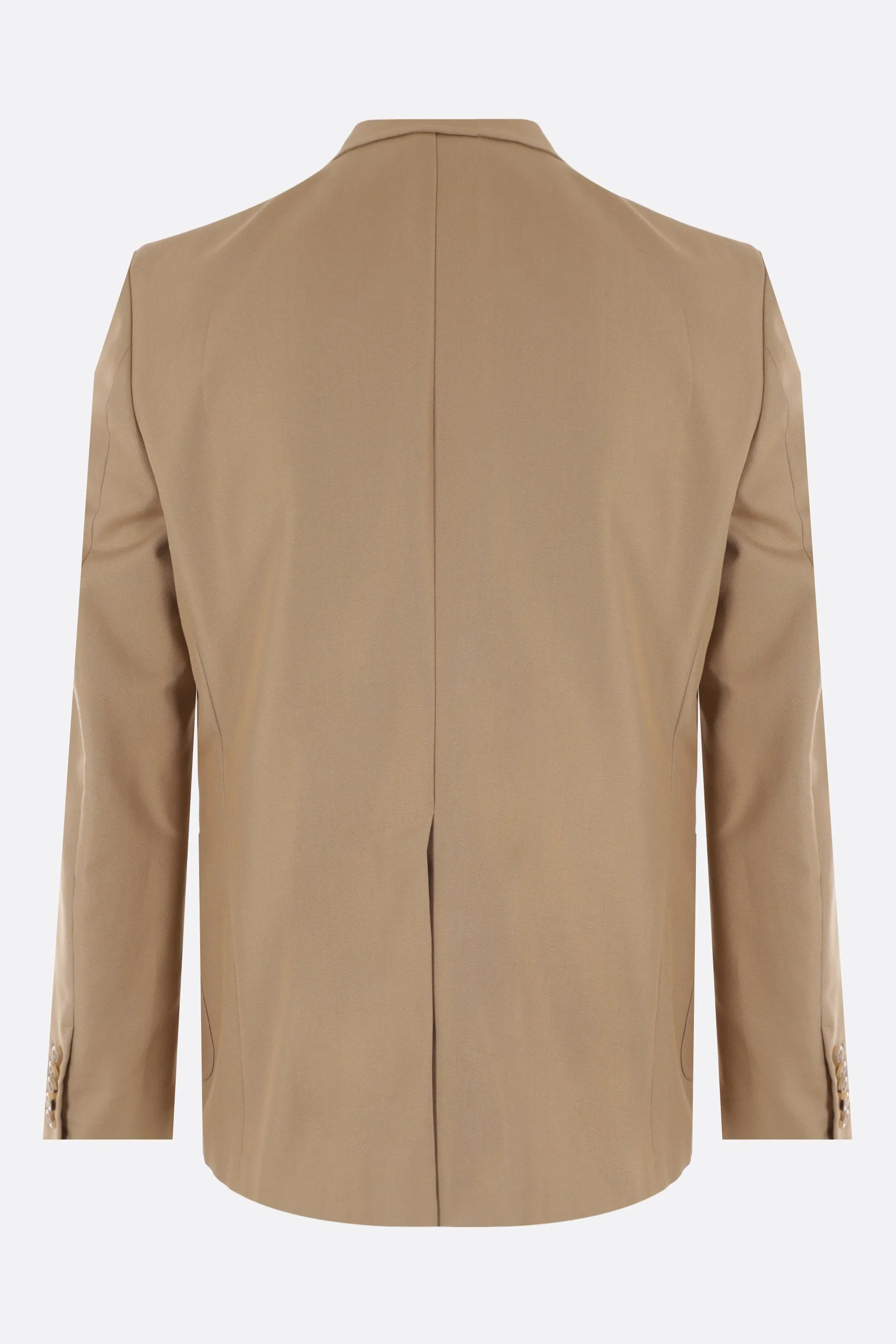 Single-breasted Gabardine Cotton Jacket