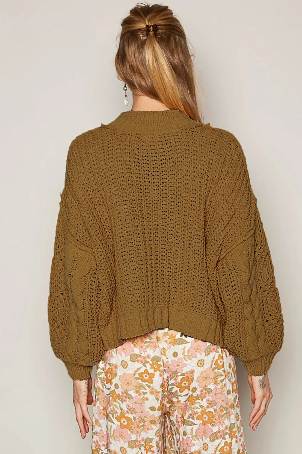 Timberline Texture Cable Knit Sweater