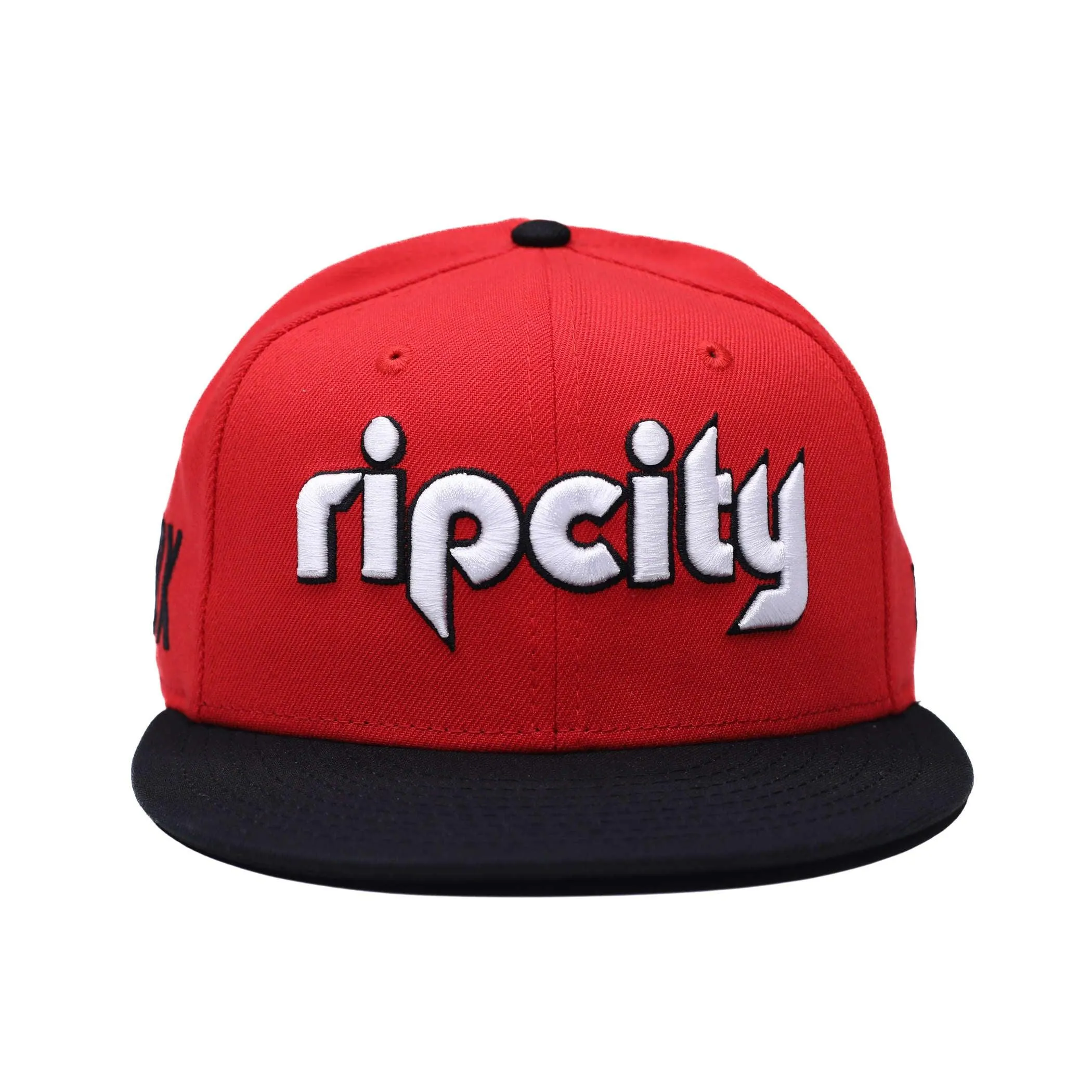 Trail Blazers New Era Rip City Red Flip 9FIFTY Snapback