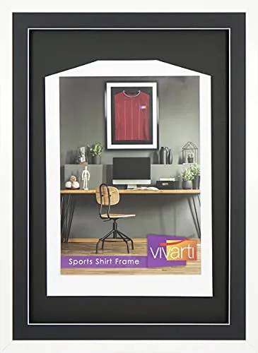 Vivarti DIY Gloss White Sports Shirt Display Frame