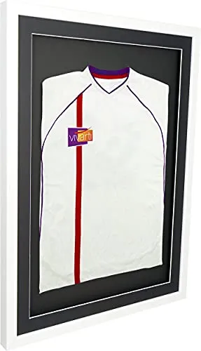 Vivarti DIY Gloss White Sports Shirt Display Frame