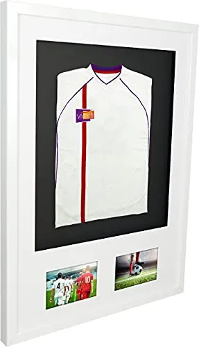 Vivarti DIY Gloss White Sports Shirt Display Frame