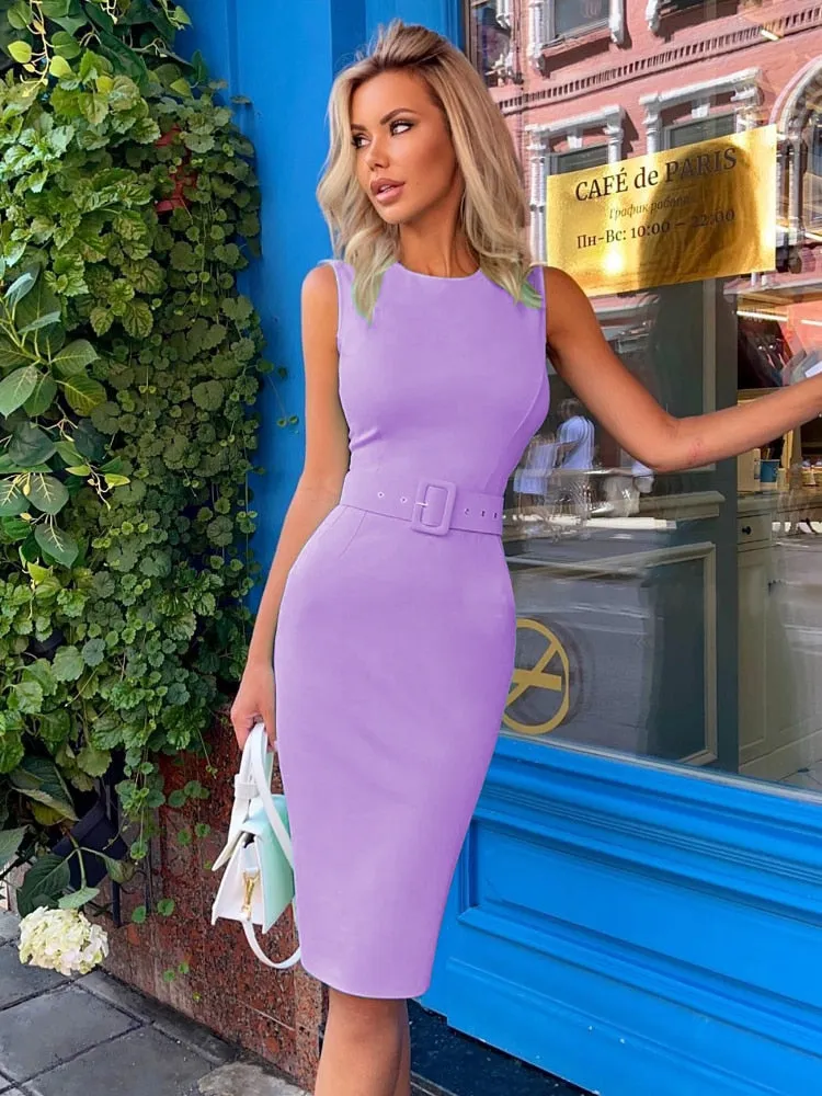 Women Lilac Purple Elegant Party Dresses