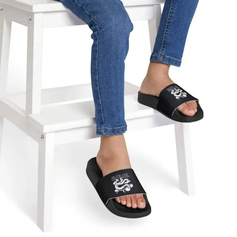 Youth Removable-Strap Sandals with Customizable Straps - Durable PU Outsoles & Stylish Design